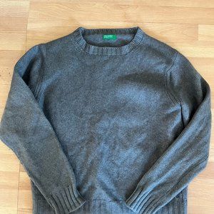 Made in Italy of Benetton womens crewneck sweater